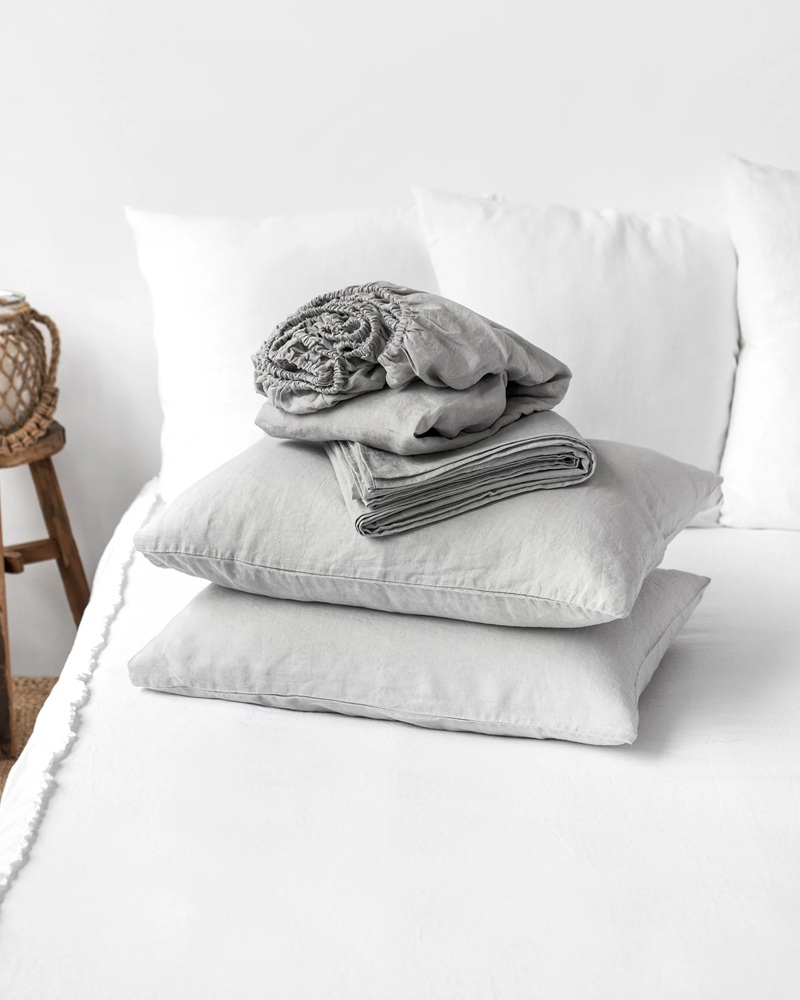 Lina palags, gultas veļa