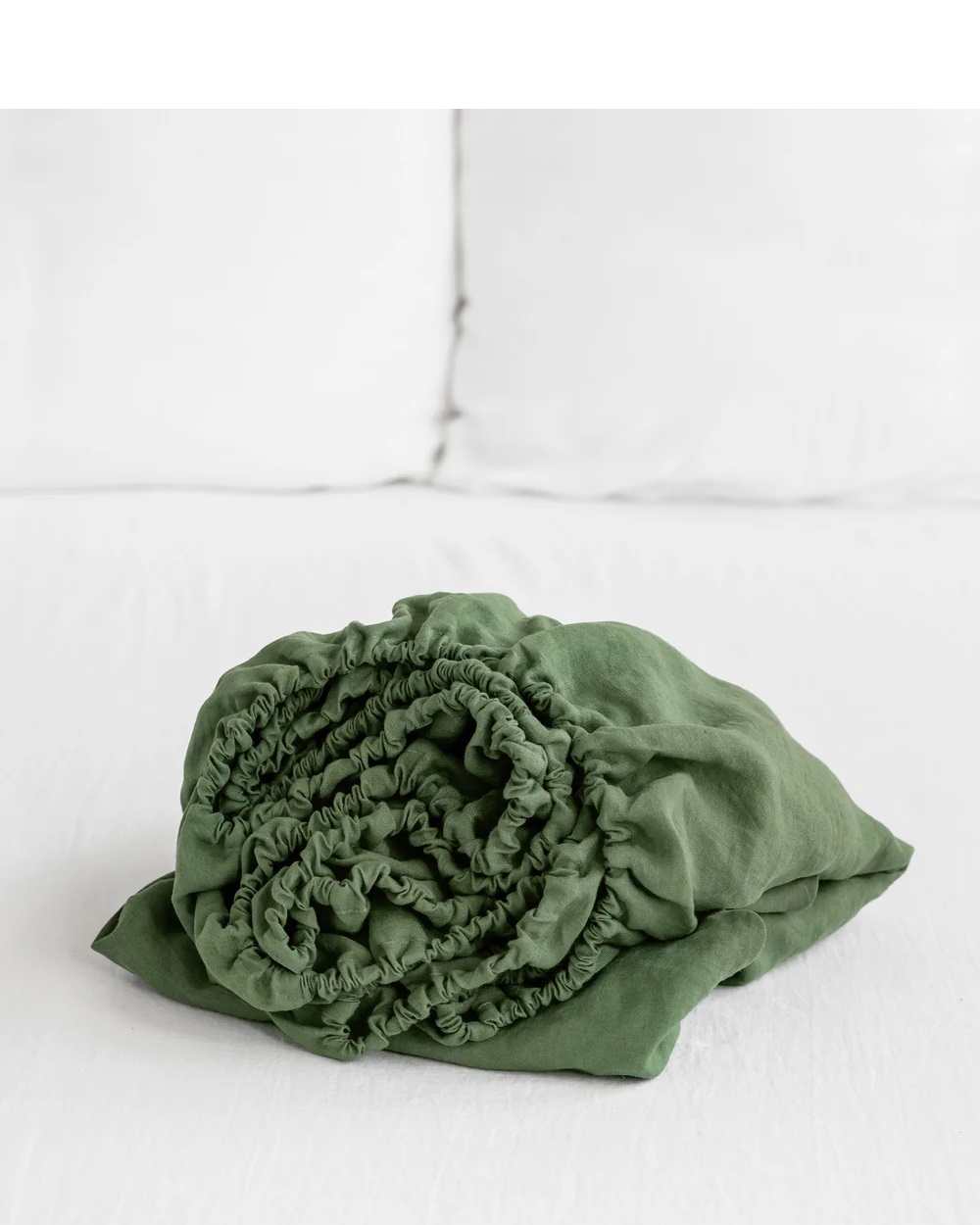 zaļš lina palags magic linen forest