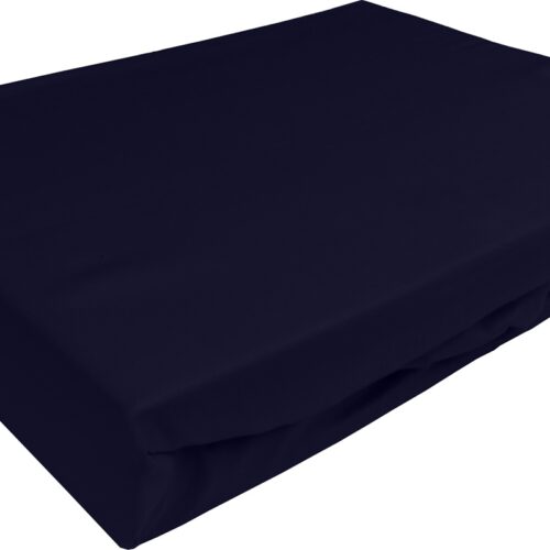 Атласная простыня полночно-синяя Lorena