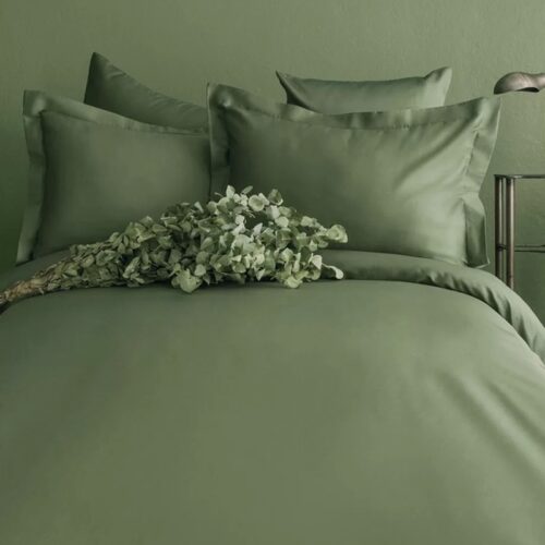 Сатиновое постельное белье Forest Green
