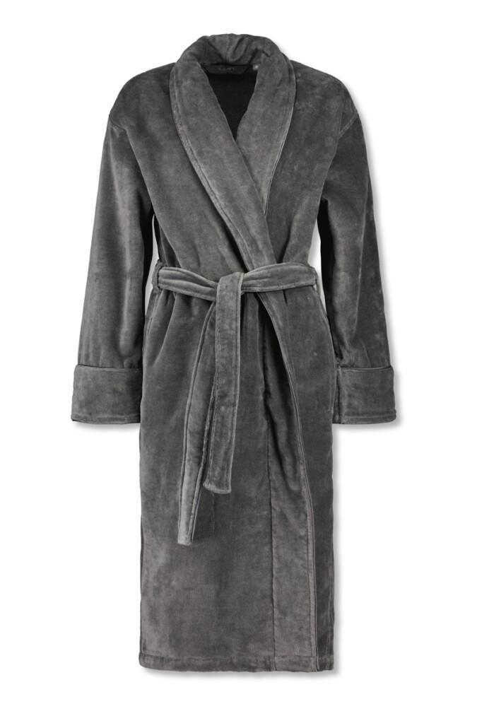 Velūra halāts 100% kokvilna Luin Living tumši pelēks