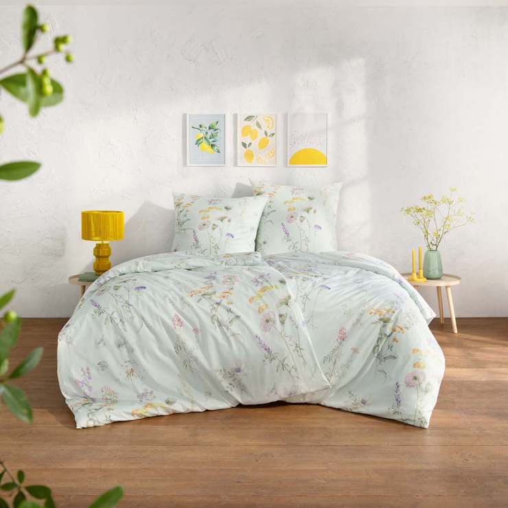 Постельное бельё Primavera mint, батист